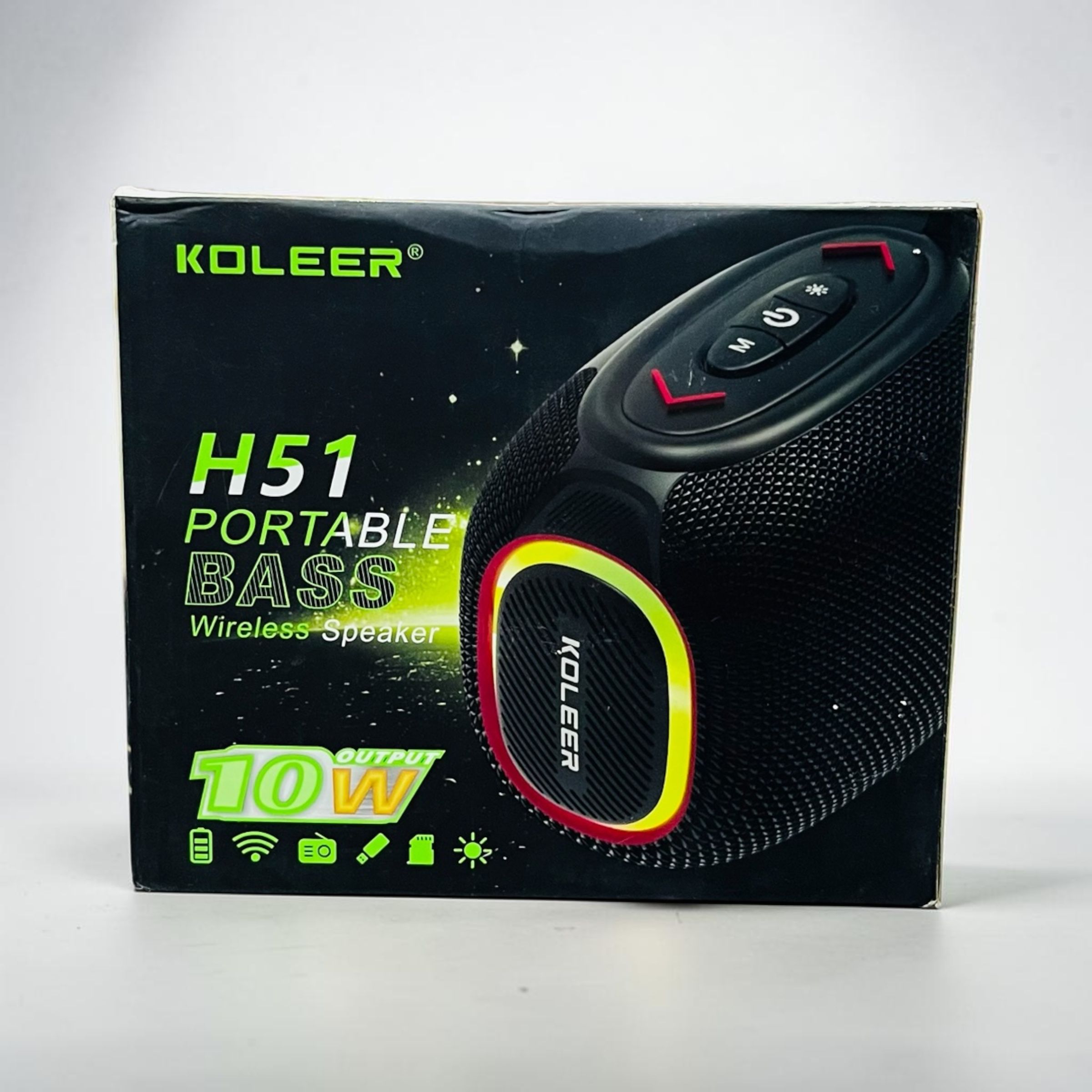 KOLEER H51 PORTABLE BASS WIRELESS SPEAKER 
